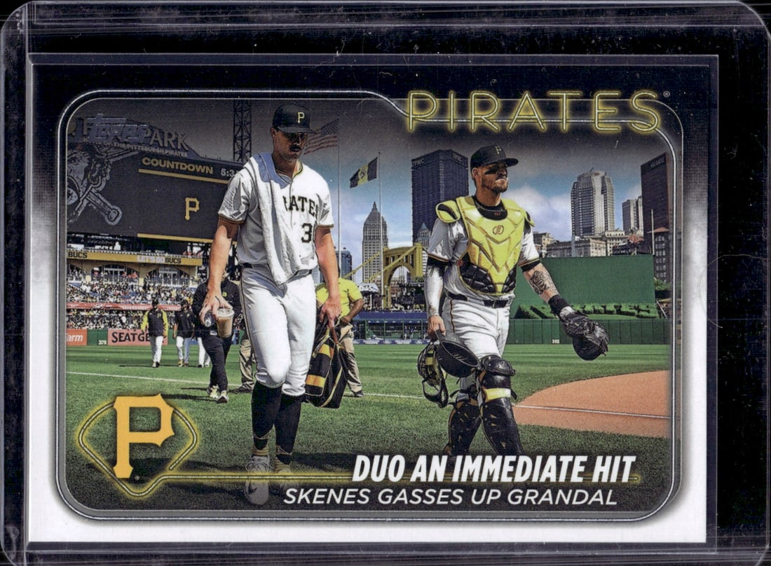 Paul Skenes Rookie Card w Grandal 2024 Topps Update #US160 Pittsburgh Pirates: Topps Baseball MLB Trading & Sports Cards, Sports Cards for Sale Near Me, World Series & Hall of Fame Players Memorabilia, Refractors, X-Fractors, Numbered, SP, SSP, Valuable Auction Memorabilia Lots 