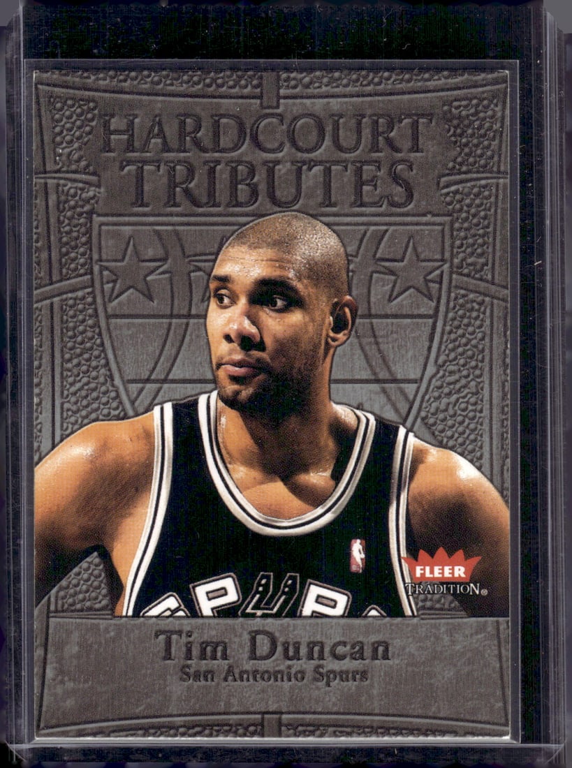 Tim Duncan Hardcourt Tributes 2004-05 Fleer #15 San Antonio Spurs (1 of 2)