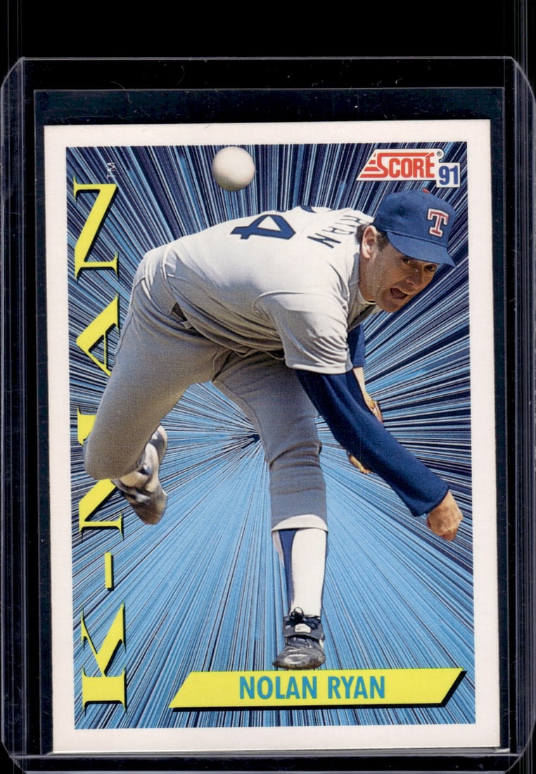 Nolan Ryan K-Man 1991 Score #686 Texas Rangers (1 of 2)