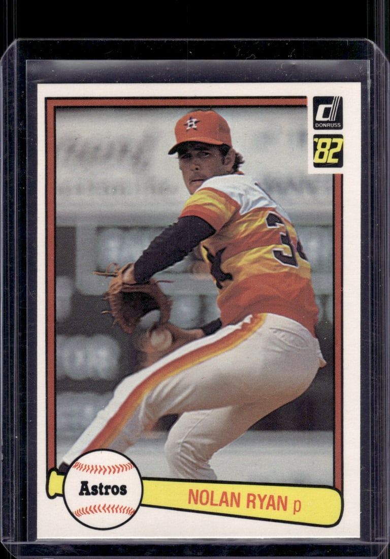 Nolan Ryan 1982 Donruss #419 Houston Astros Baseball Card (1 of 2)