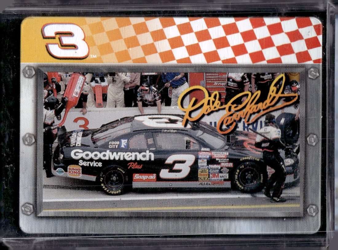 Dale Earnhardt Sr. Metallic Impressions Card #1 (1 of 2)