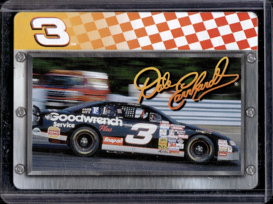 Dale Earnhardt Sr. Metallic Impressions Card #3 (1 of 2)