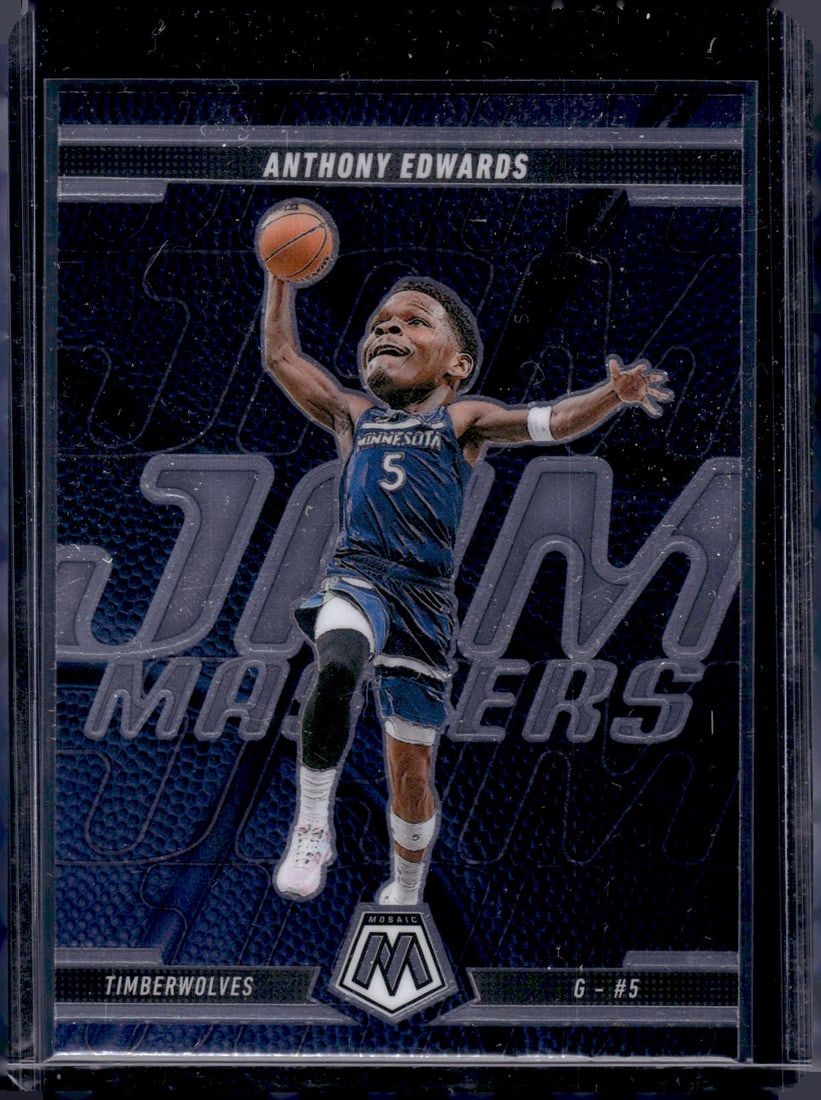 Antohny Edwards Jam Masters 2024-25 Panini Mosaic #10 Minnesota Timberwolves: Panini Select, Prizm, Mosaic, Contenders, Revolution, Phoenix, NBA Hoops, Rookie NFL Sports Trading Cards, Silver, SP, SSP, Wave Prizms, Numbered Cards, Basketball sports Cards for Sale Near Me, NBA C