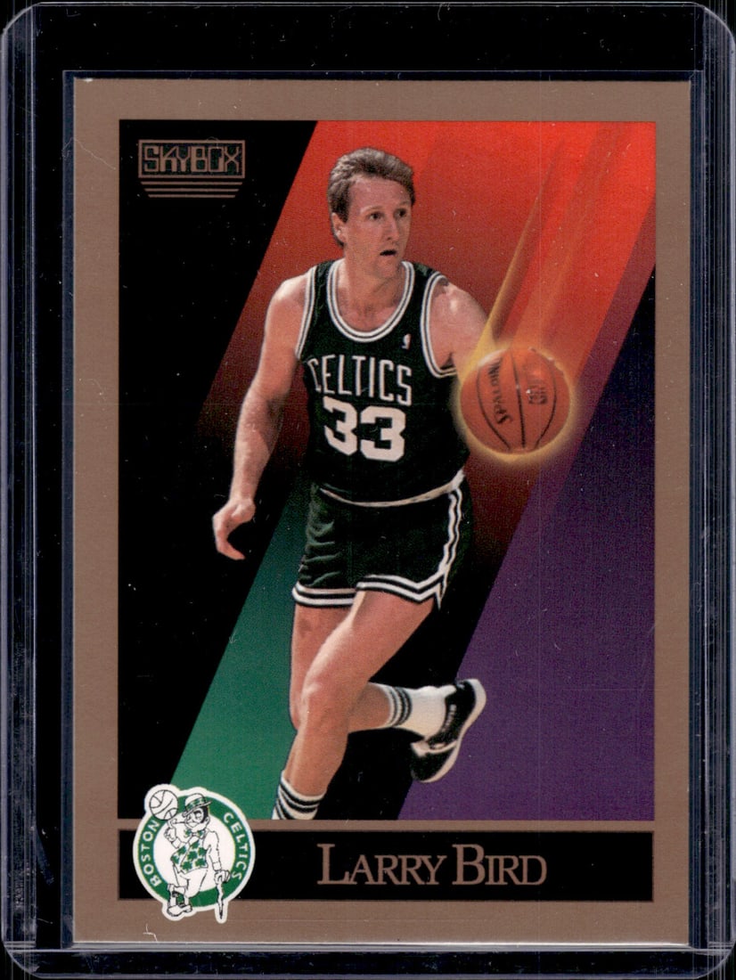 Larry Bird 1990-91 Skybox #14 Boston Celtics: SkyBox, Basketball NBA Trading & Sports Cards, Sports Cards for Sale Near Me, Chrome, Refractor, SP, SSP, Valuable Auction Memorabilia Lots Sold On Line, NBA Championship & Hall of Fame Player Cards