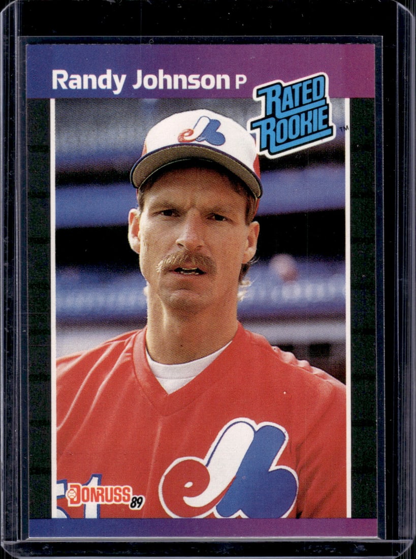 Randy Johnson Rated Rookie 1989 Donruss #42 Montreal Expos (1 of 2)