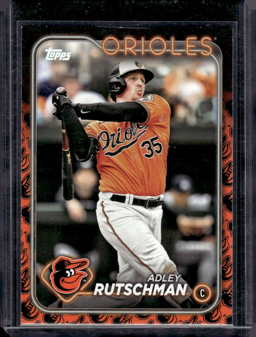 Adley Rutschman Team Border SSP 2024 Topps #35 Baltimore Orioles Baseball Card (1 of 2)