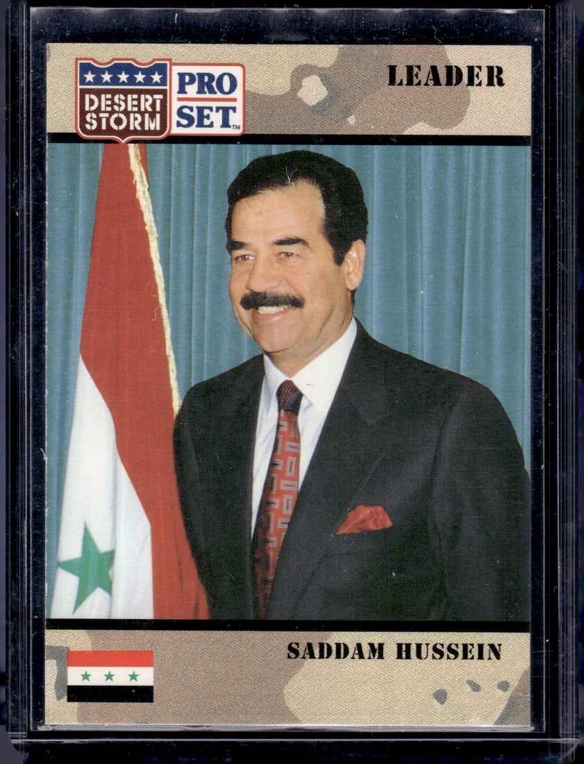 Saddam Hussein 1991 Pro Set Dessert Storm #69 (1 of 2)