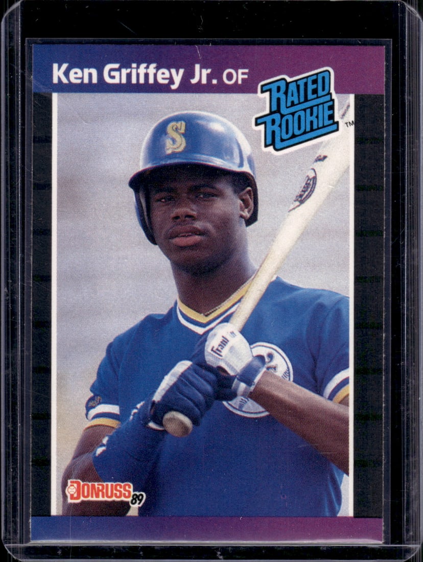 Ken Griffey Jr. Rookie Card 1989 Donruss #33 Seattle Mariners Baseball Card (1 of 2)