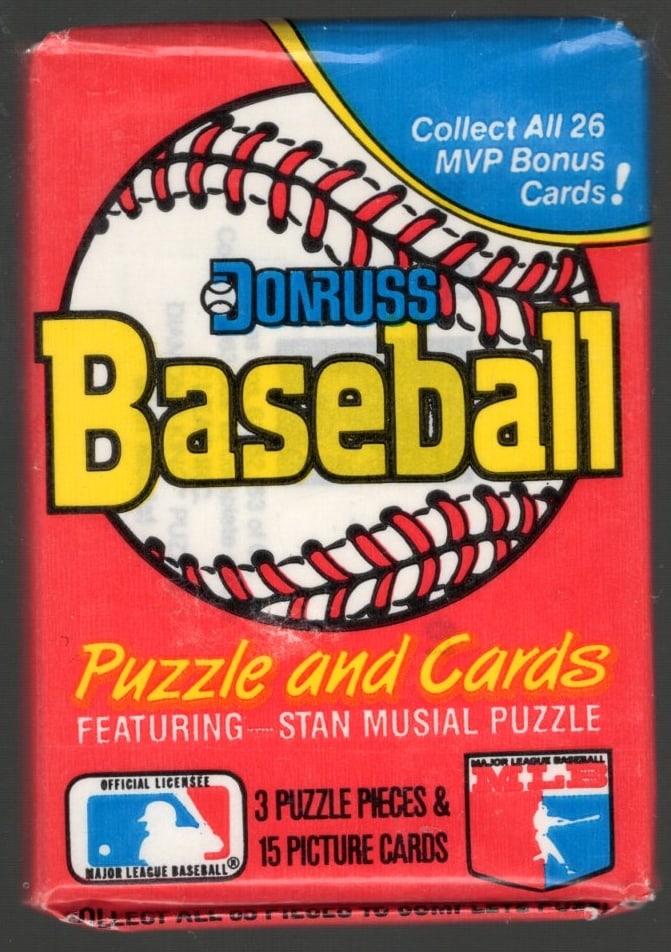 1988 Donruss Vintage Baseball Card Factory Sealed Retail Box Wax Pack, Sports Card: Vintage Valuable Donruss Baseball MLB Trading & Sports Cards, Robin Yount, George Brett, Rickey Henderson, Nolan Ryan, Old Sports Cards for Sale Near Me, World Series & hall of Fame Players, Auction M