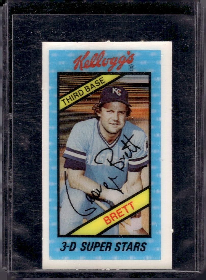 George Brett 1980 Kellogg's 3-D Super Stars #9 Kansas City Royals (1 of 2)