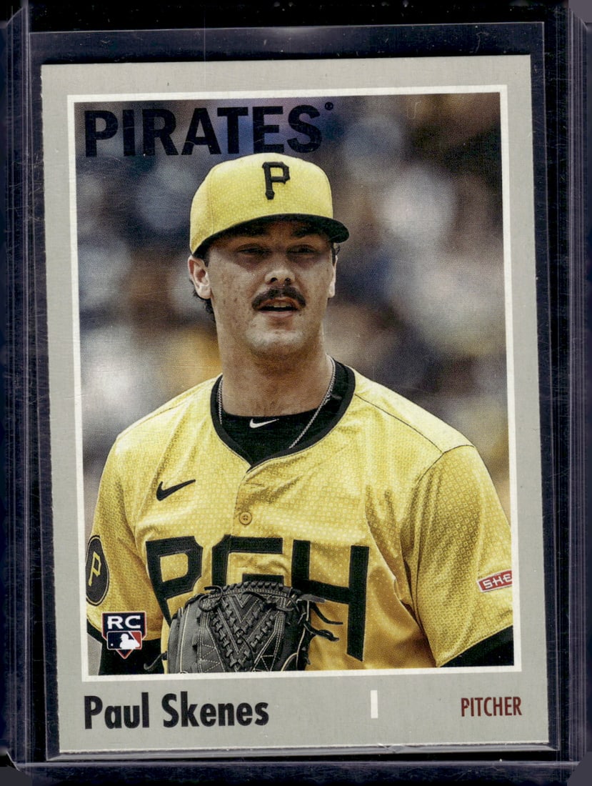 Paul Skenes Rookie Card 2024 Topps Archives #200 Pittsburgh Pirates: Topps Baseball MLB Trading & Sports Cards, Sports Cards for Sale Near Me, World Series & Hall of Fame Players Memorabilia, Refractors, X-Fractors, Numbered, SP, SSP, Valuable Auction Memorabilia Lots 