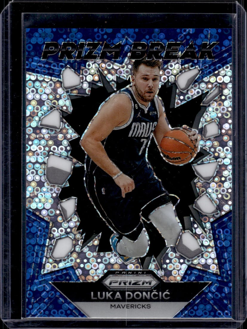 Luka Doncic Prizm Break Disco Prizm 2023-24 Panini Prizm #4 Mavericks, Lakers (1 of 2)