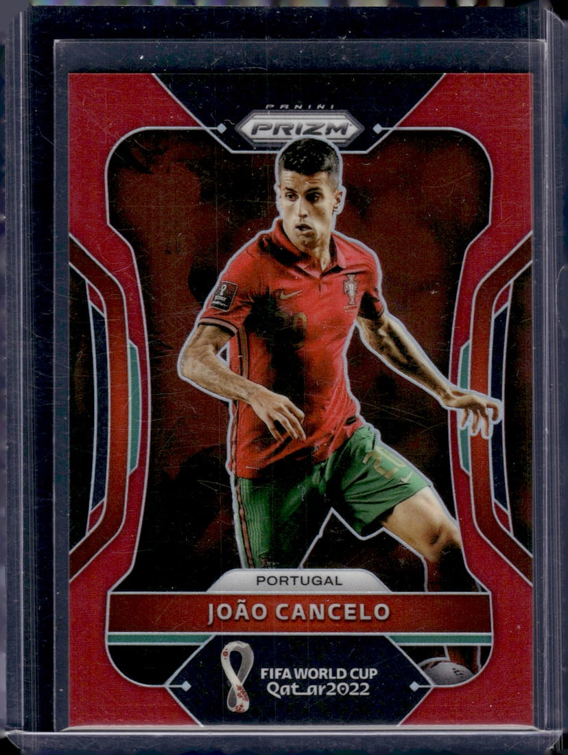 Joao Cancelo Red Prizm /399 2022 Prizm Fifa World Cup Qatar #178 Portugal: Panini Soccer Select, Prizm, Mosaic, Contenders, Revolution, Phoenix, FIFA World Cup, Soccer Rookie FIFA Sports Trading Cards, Silver, SP, SSP, Wave Prizms, Numbered Cards, Soccer sports Cards for Sal