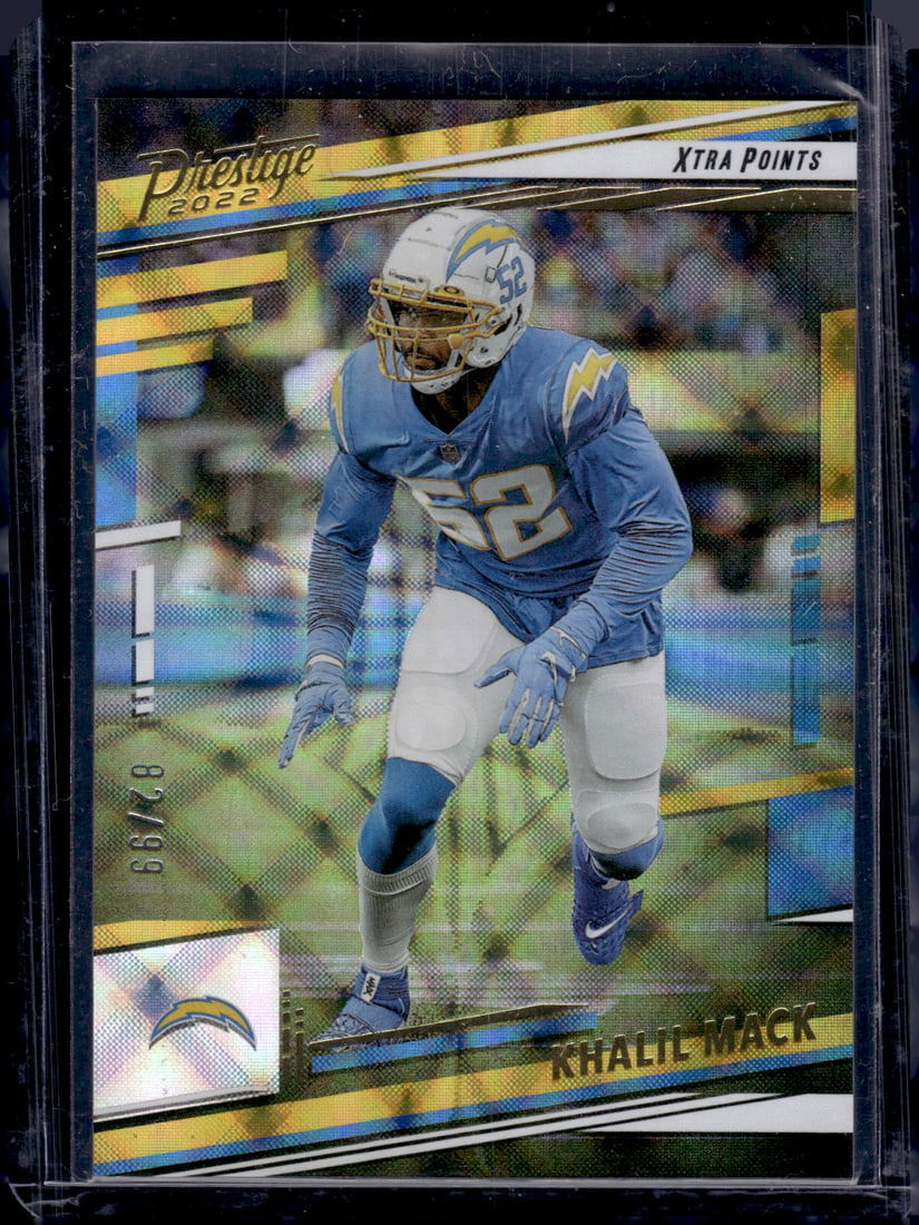 Khalil Mack Xtra Points Gold /99 2022 Panini Prestige #52 Chargers (1 of 2)