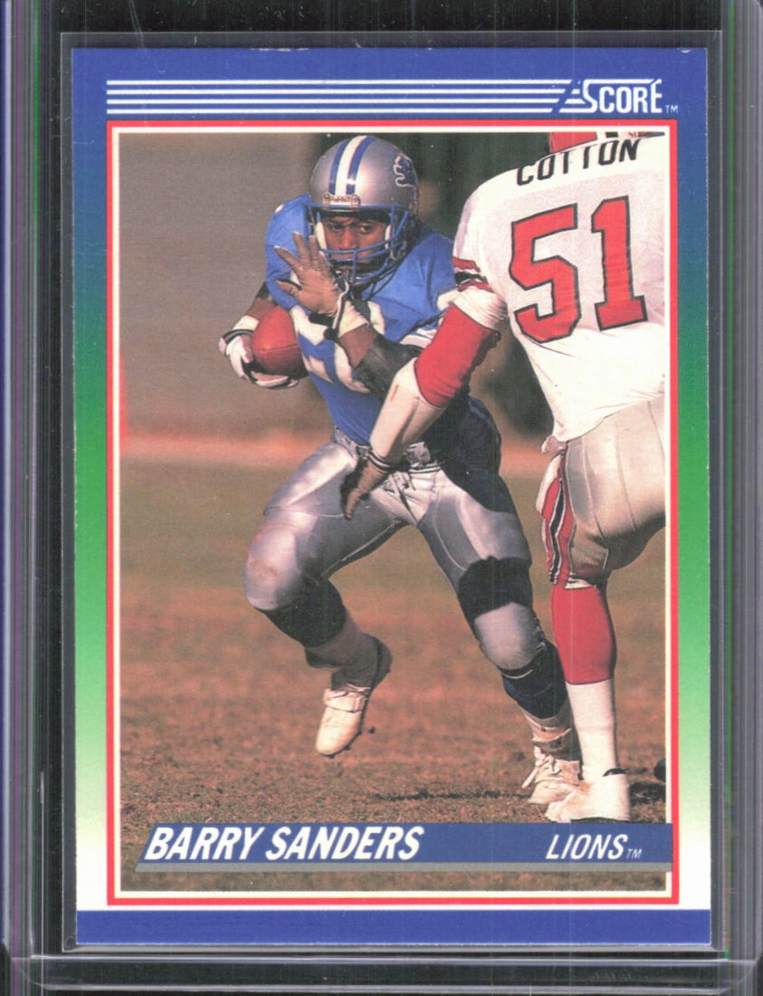 Barry Sanders 1990 Score #20, Number Match! Football Card, Detroit Lions, Oklahoma St. Cowboys (1 of 2)
