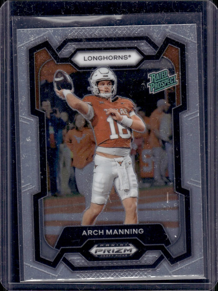 Arch Manning Rated Prospect 2024 Prizm Draft Picks #192 Texas Longhorns (1 of 2)