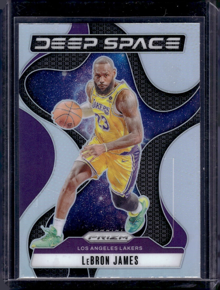 LeBron James Deep Space Silver Prizm 2024-25 Panini Prizm #5 Lakers (1 of 2)
