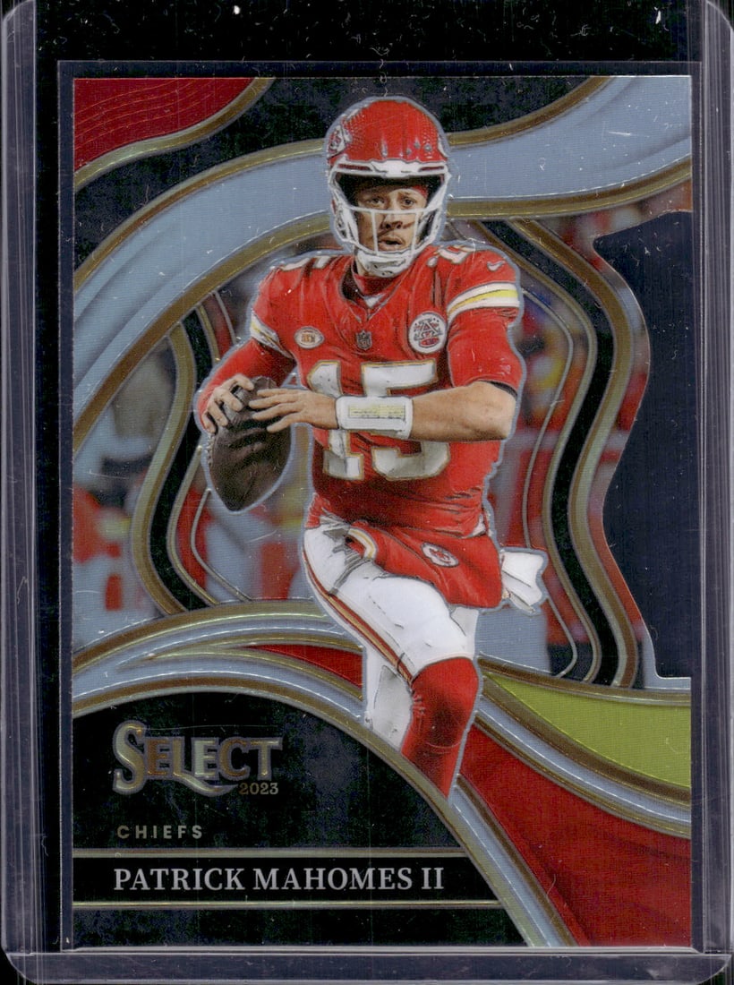 Patrick Mahomes Red/Yellow Club Level Prizm Die Cut 2023 Select #225 Chiefs (1 of 2)