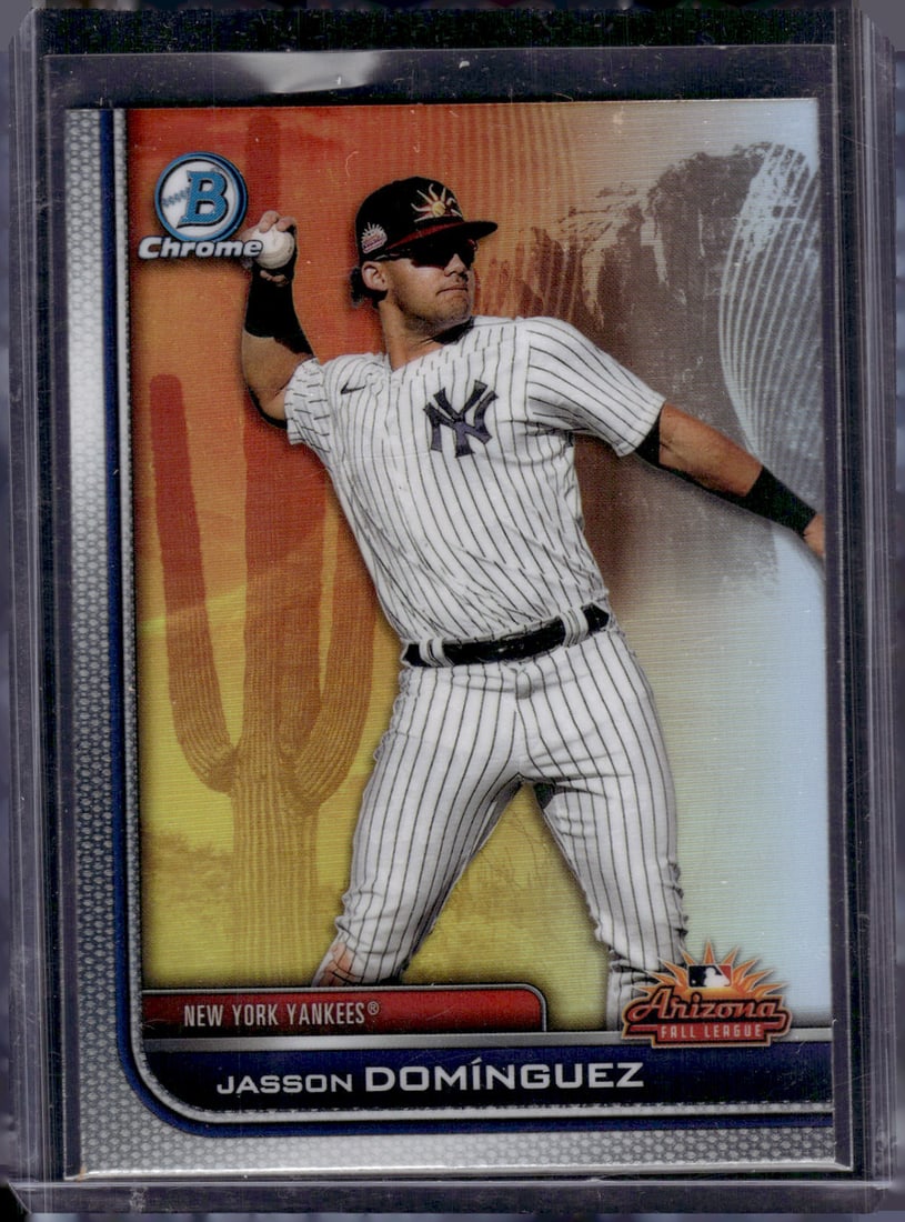 Jasson Dominguez Arizona Fall League 2023 Bowman Chrome #AFLS-1 Yankees (1 of 2)