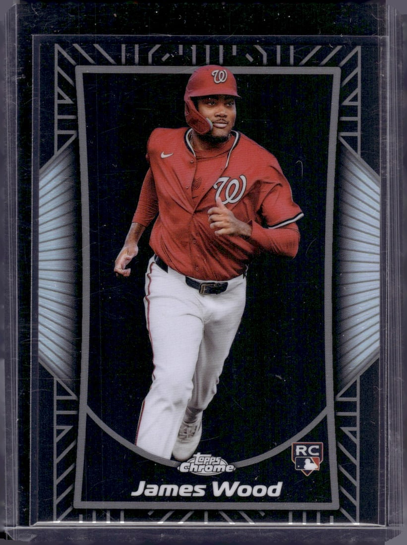James Wood Rookie Card Shadow Etch Case Hit 2025 Topps Chrome #SE-13 Nationals (1 of 2)