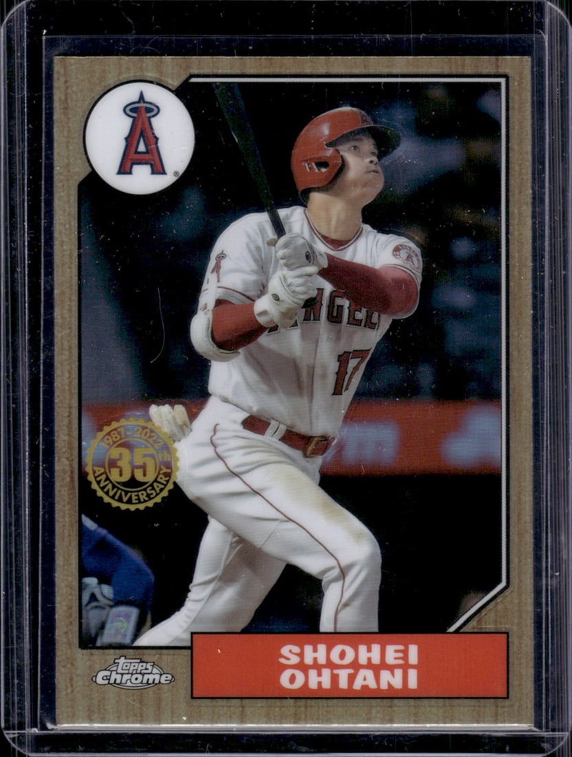 Shohei Ohtani 35th Anniversary Refractor 2022 Topps Chrome #87BC-2 Angels, Dodgers (1 of 2)