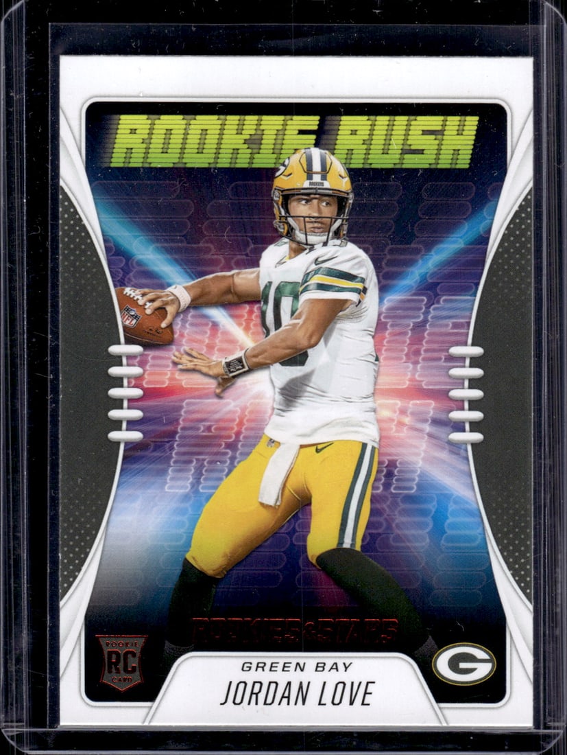 Jordan Love Rookie Rush Red 2020 Rookies & Stars #RR-4 Green Bay Packers (1 of 2)
