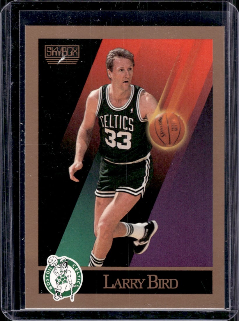 Larry Bird 1990-91 Skybox #14 Boston Celtics NBA: SkyBox, Basketball NBA Trading & Sports Cards, Sports Cards for Sale Near Me, Chrome, Refractor, SP, SSP, Valuable Auction Memorabilia Lots Sold On Line, NBA Championship & Hall of Fame Player Cards