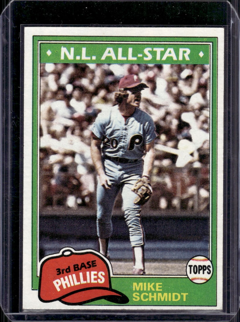 Mike Schmidt NL All-Star 1981 Topps #540 Phildelphia Phillies (1 of 2)