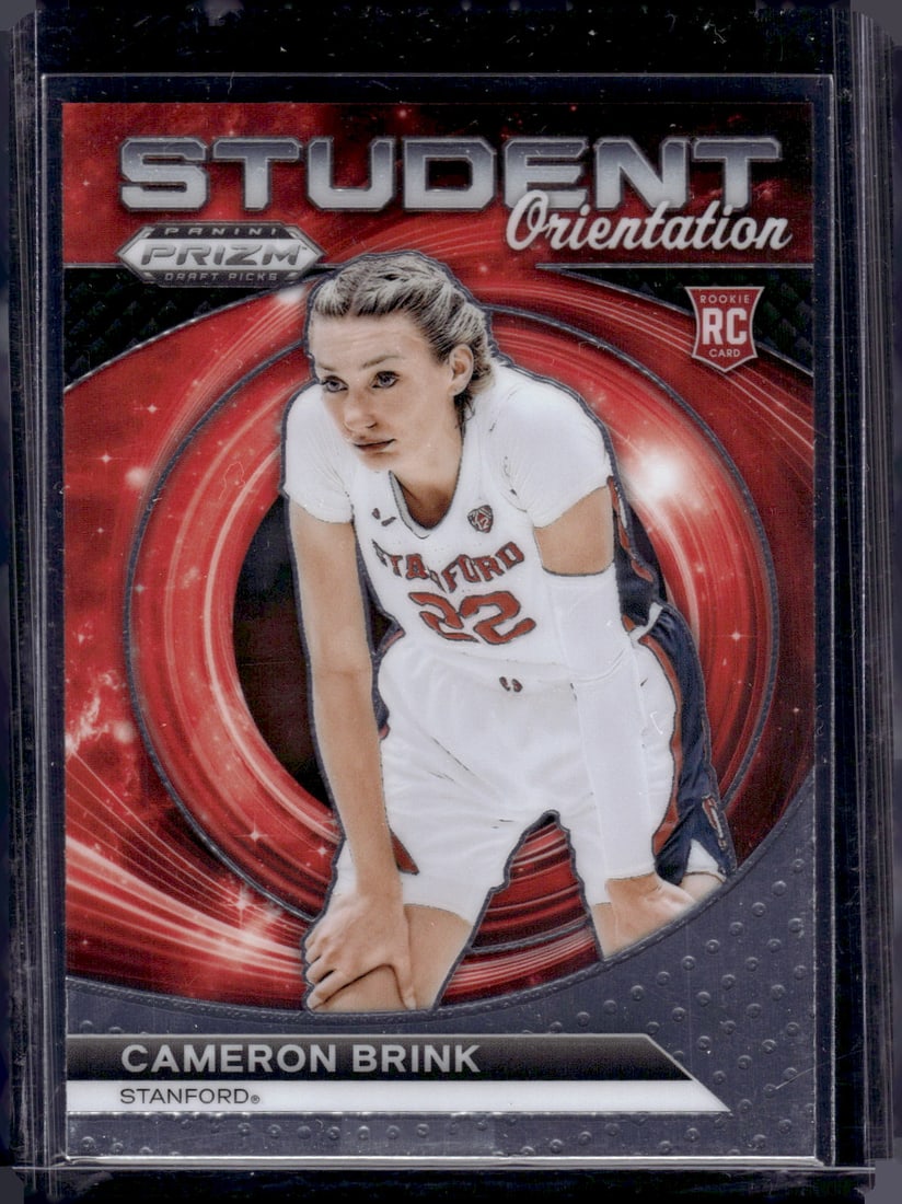 Cameron Brink Rookie Card Student Orientation 2024 Prizm Draft Picks #3 Stanford (1 of 2)