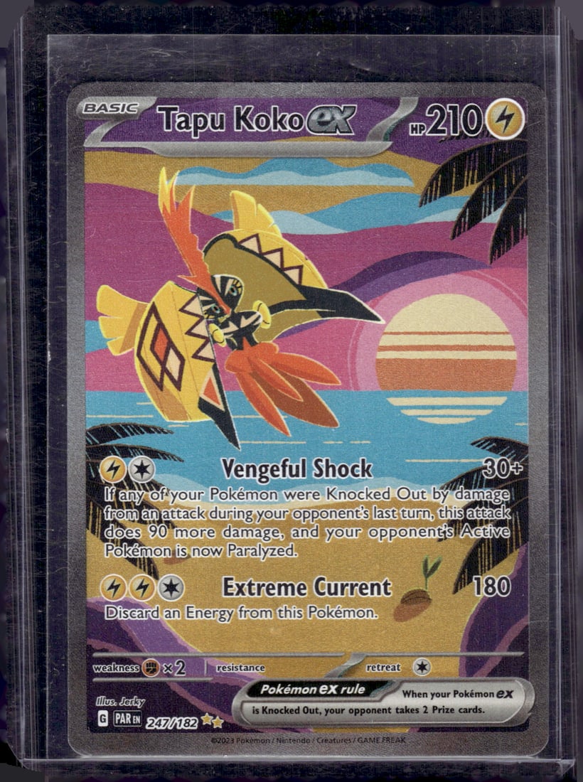 2023 Pokemon Paradox Rift Tapu Koko Ex Illustration Rare #247 (1 of 2)