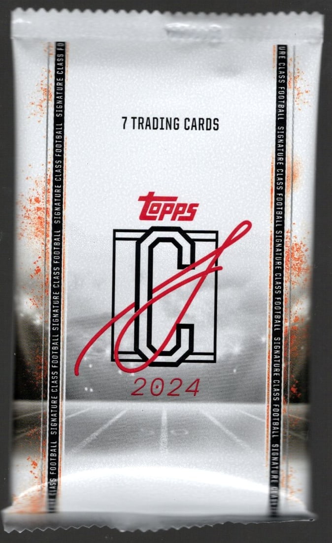 2024 Topps Signature Class Football Cards Blaster Box Pack-Jayden Daniels Rookie Card: Topps Football NFL Trading & Sports Cards, Rookie Cards in this Set Are Jayden Daniels, Bo Nix, JJ McCarthy, Marvin Harrison Jr, Refractors, Prism Refractors, X-Fractors, Sports Cards for Sale Near Me