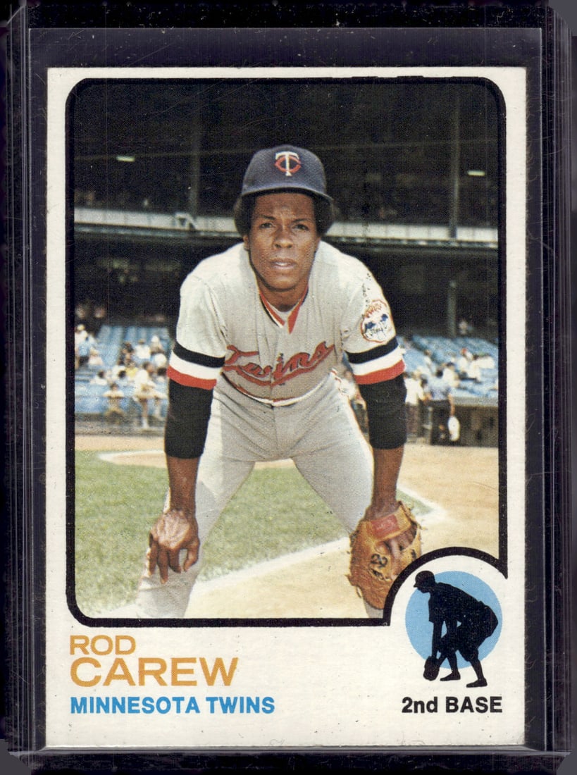 Rod Carew 1973 Topps #330 Minnesota Twins Vintage Baseball Card (1 of 1)