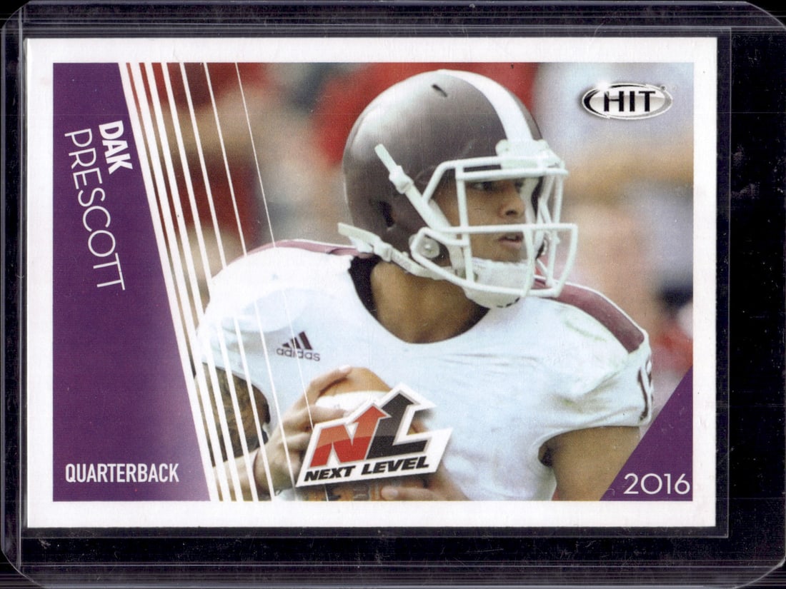 Dak Prescott Rookie Card 2016 Sage Hit Next Level #150 Dallas Cowboys (1 of 2)