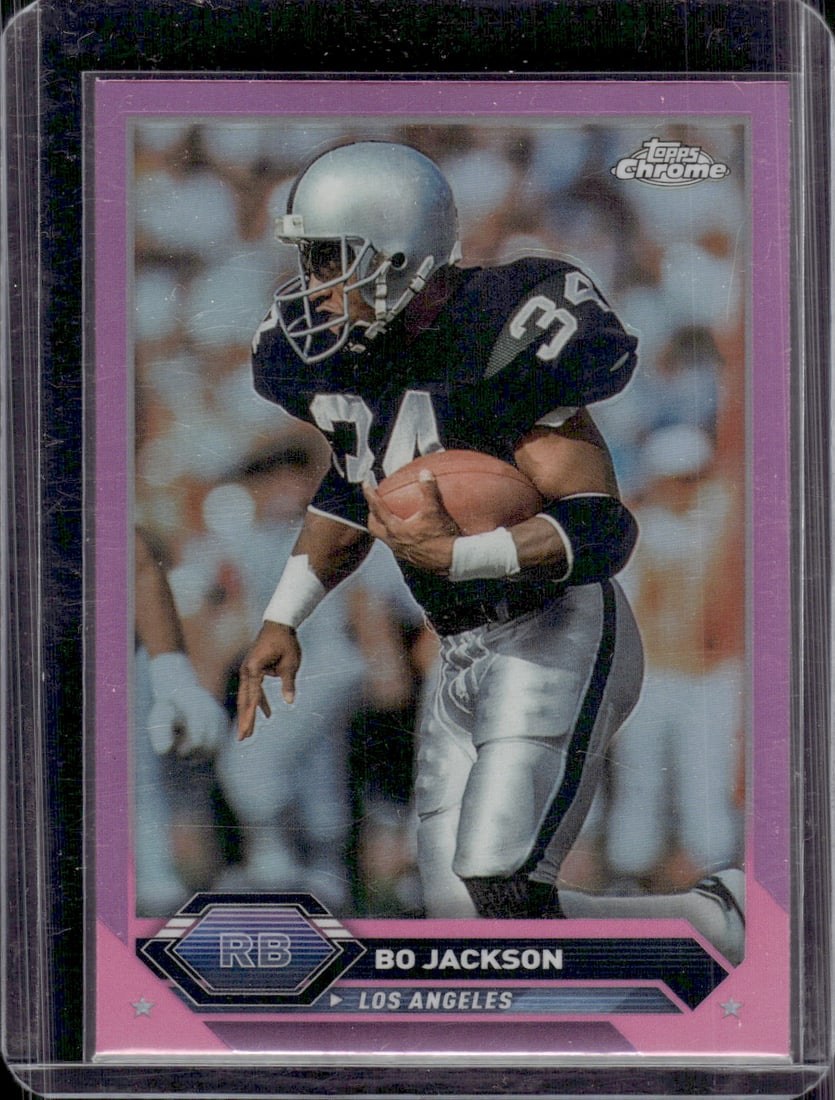 Bo Jackson Topps Chrome Pink Refractor 2023 Topps Composite #30 Raiders (1 of 2)