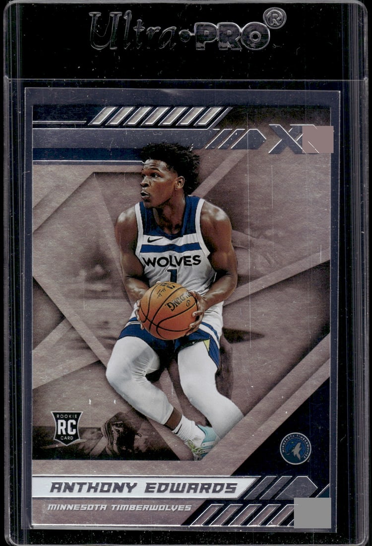 Anthony Edwards Rookie Card 2020-21 Panini Chronicles Xr #295 Minnesota Timberwolves (1 of 2)
