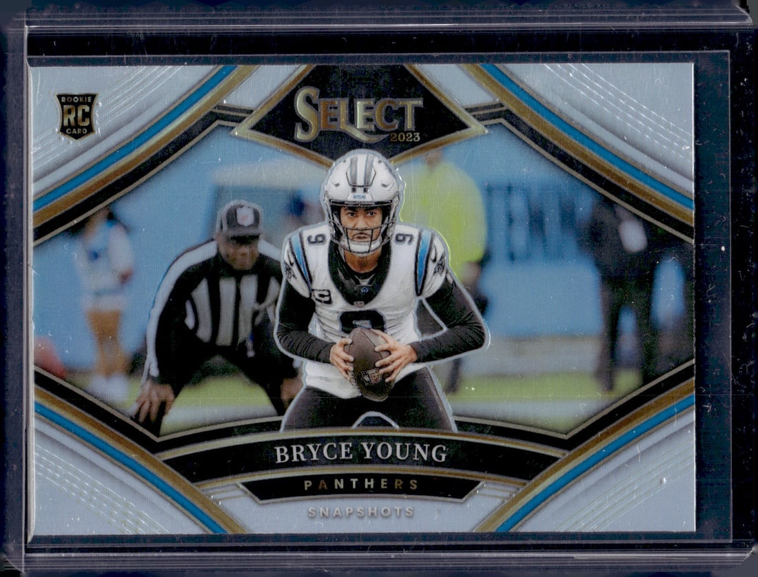 Bryce Young Rookie Card Snapshots Silver Prizm 2023 Panini Select #SS-BY Carolina Panthers (1 of 2)