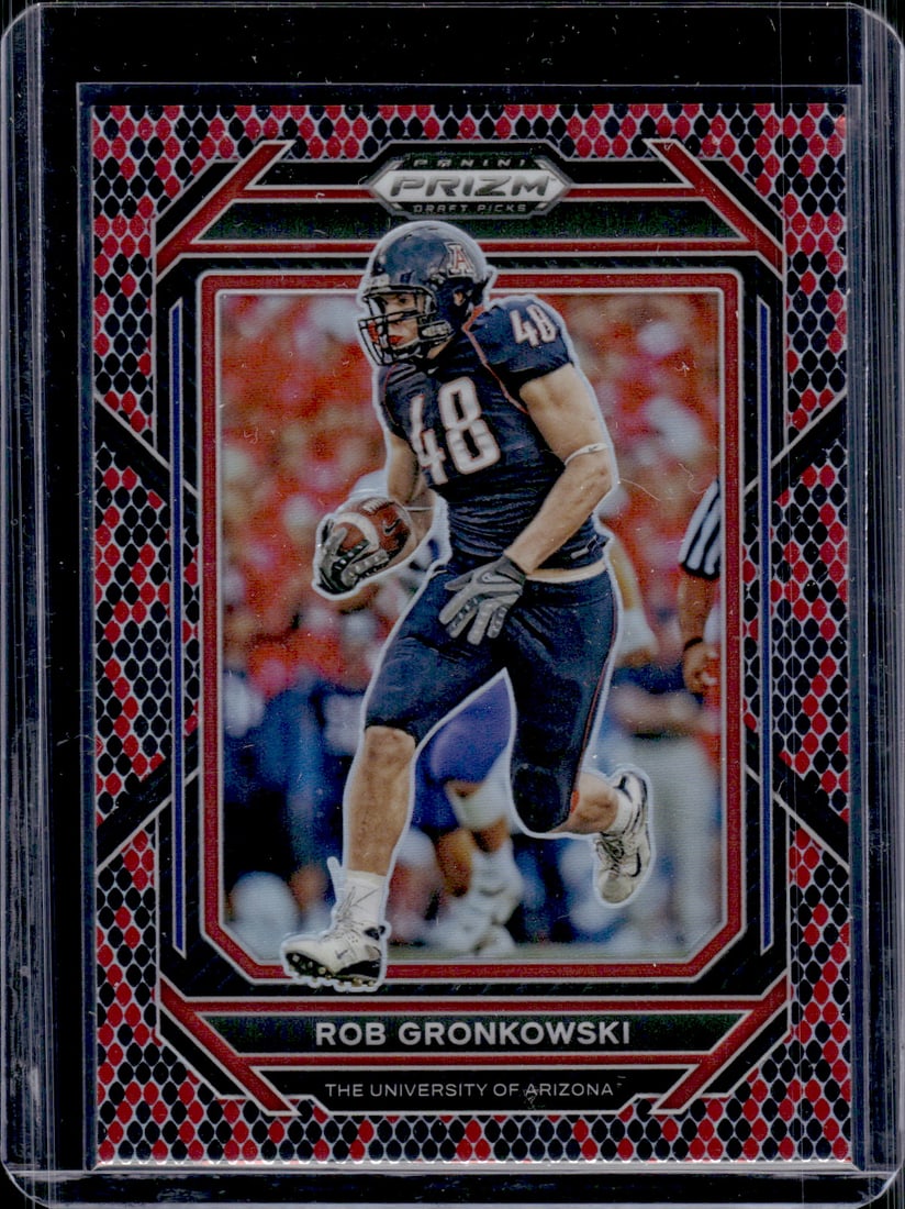 Rob Gronkowski Snakeskin Prizm SSP 2023 Prizm Draft Picks #84 Patriots (1 of 2)