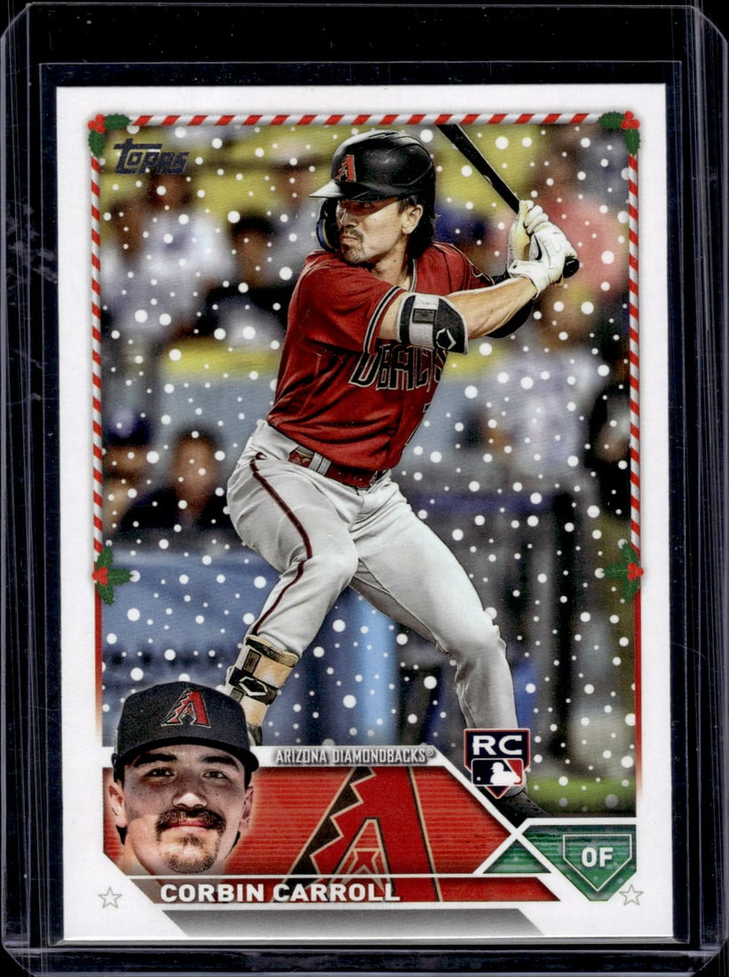 Corbin Carroll Rookie Card 2023 Topps Holiday #H113 Arizona Diamondbacks (1 of 2)