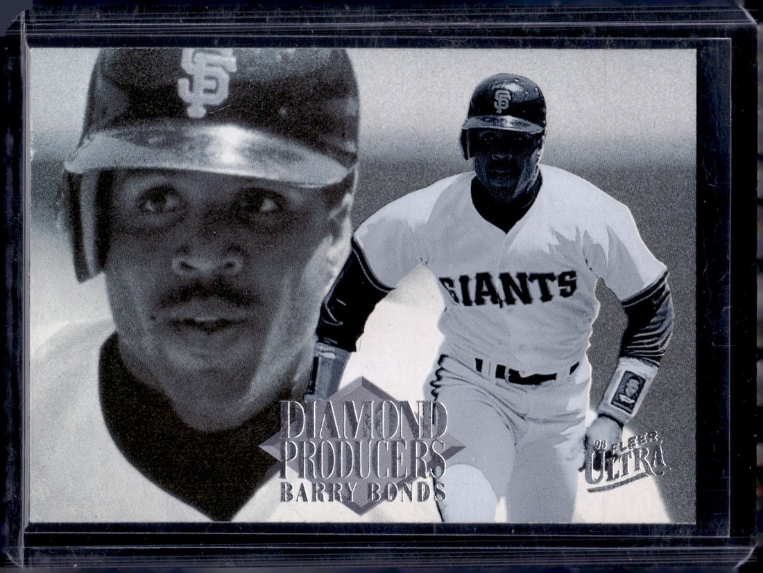 Barry Bonds Diamond Producers 1996 Fleer Ultra #2 San Francisco Giants Baseball Card (1 of 2)
