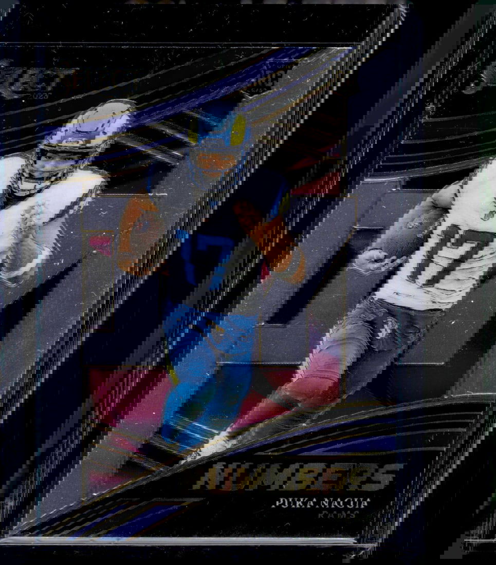 Puka Nacua Rookie Card Numbers 2023 Select #NMB-PNA LA Rams (1 of 2)