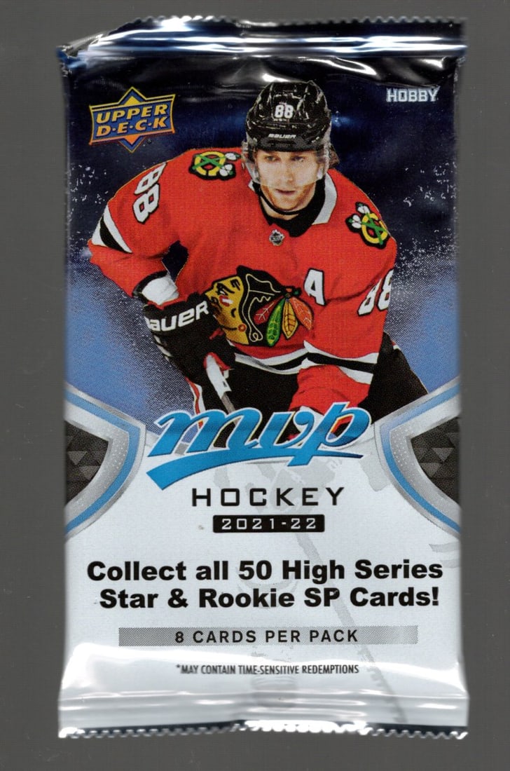 2021-22 Upper Deck MVP Hockey Cards High Series HOBBY BOX PACK Sports Cards: Upper Deck MVP Hockey NHL Trading & Sports Cards, Rookie SP Cards, Stanley Cup & Hall of Fame Players, Connor McDavid, Alex Ovechkin, Sports Cards for Sale Near Me, Auction Memorabilia Lots For Sale N