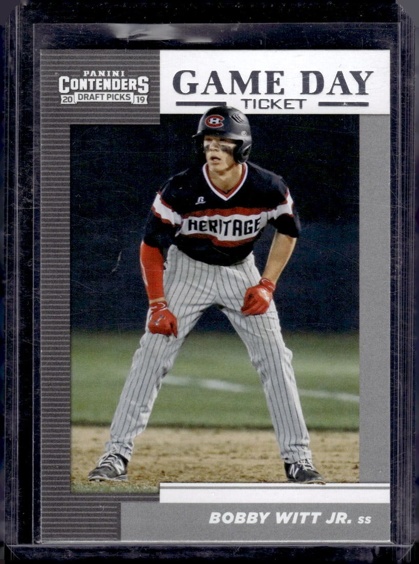 Bobby Witt Jr. Game Day Ticket 2019 Panini Contenders Draft Picks #4 Kansas City Royals (1 of 2)