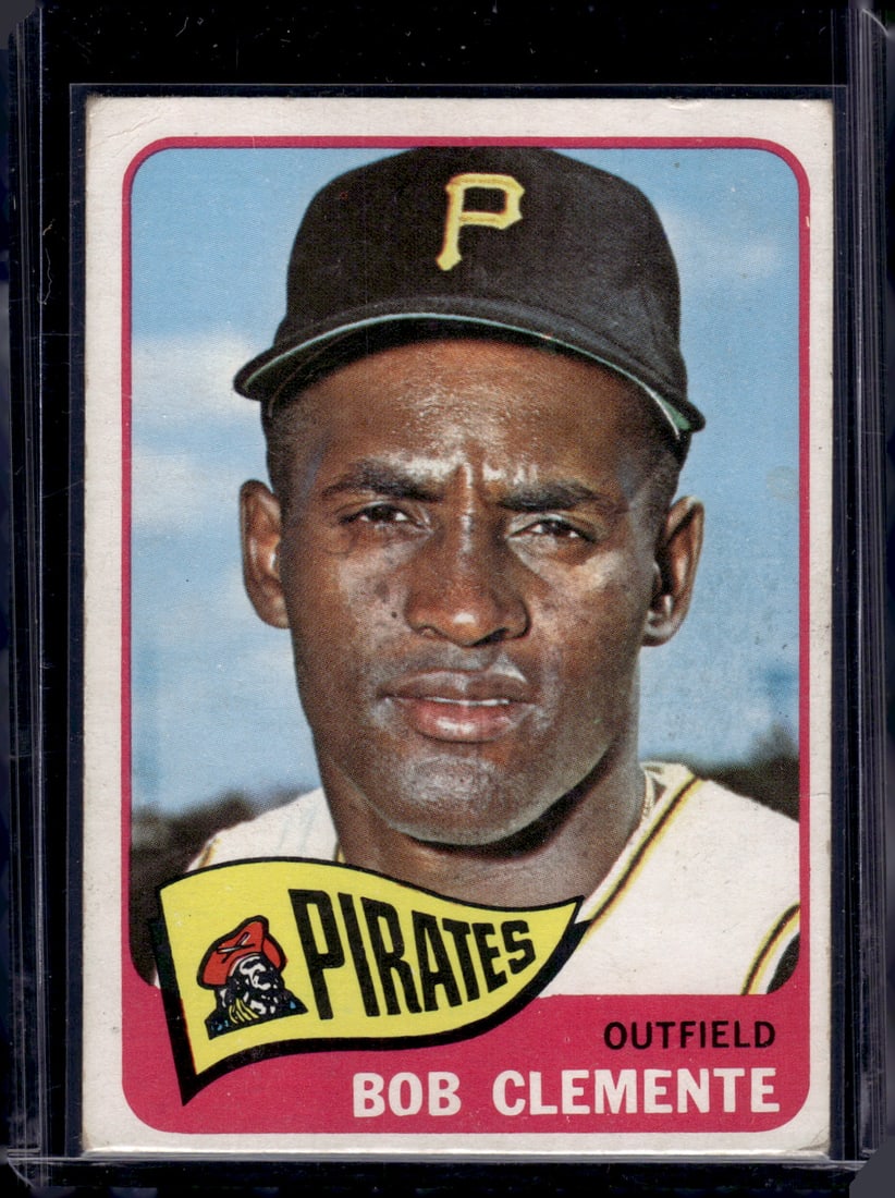 Roberto Clemente 1965 Topps #160 Pittsburgh Pirates Vintage Baseball Card (1 of 2)