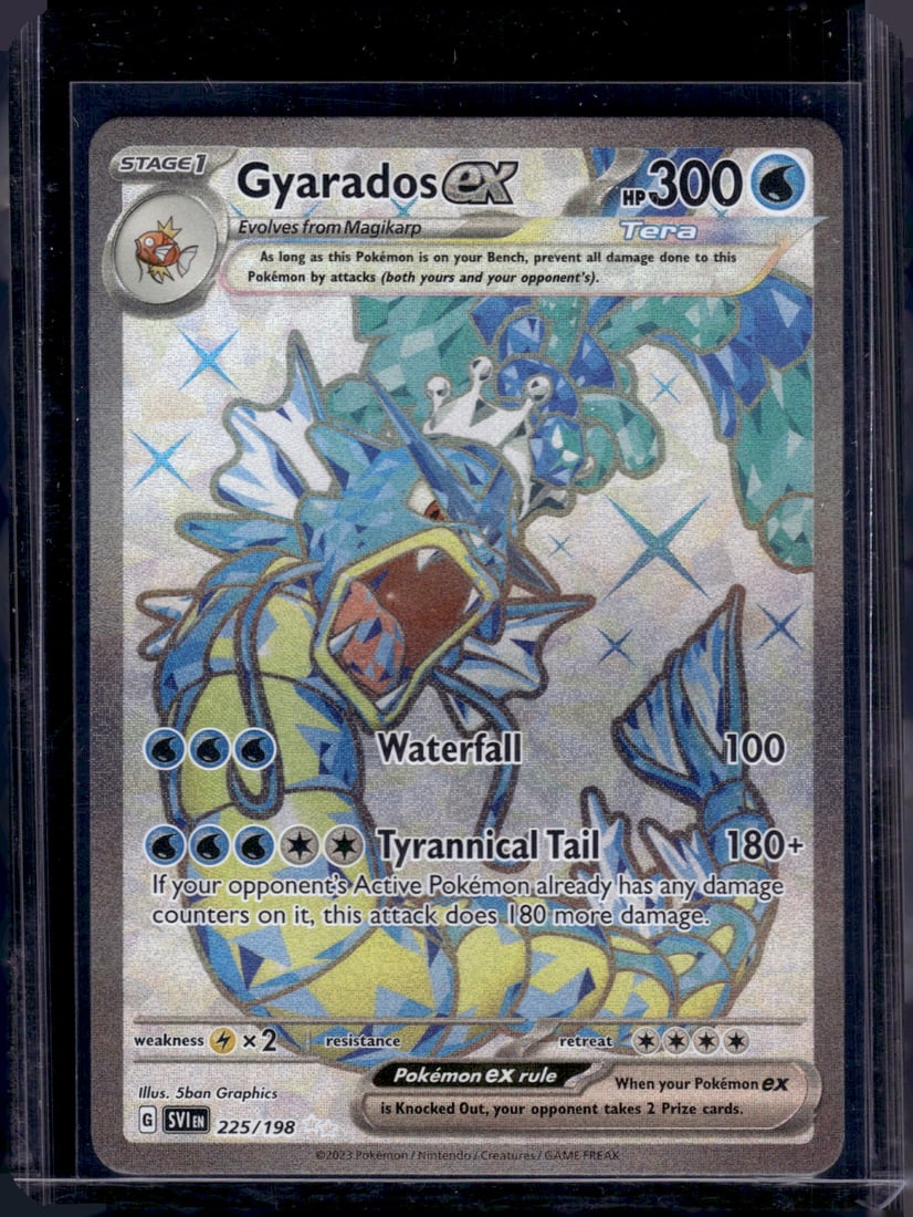 2023 Pokemon Scarlet & Violet Base Set Gyarados Ex #225 (1 of 2)