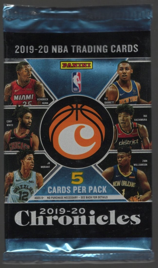 2019-20 Panini Chronicles Basketball Cards BLASTER BOX PACK Sports Cards (1 of 1)