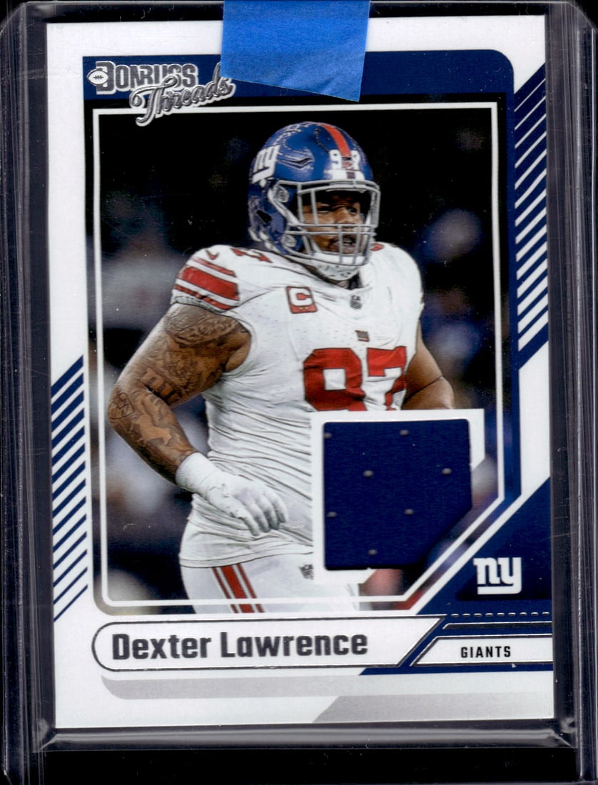 Dexter Lawrence Patch 2024 Panini Donruss #DTH-DLA New York Giants (1 of 2)