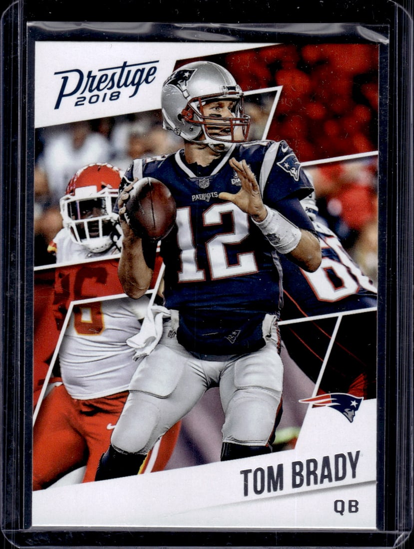 Tom Brady 2018 Panini Prestige #75 New England Patriots (1 of 2)