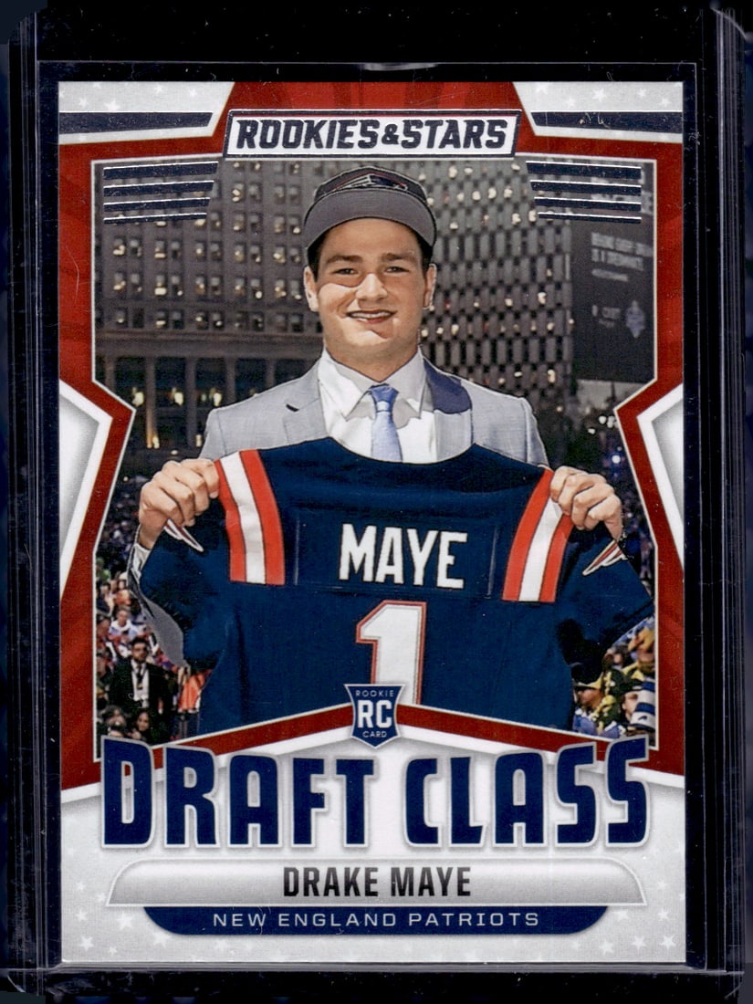 Drake Maye Rookie Card Draft Class 2024 Rookies & Stars #DC-DME Patriots (1 of 2)
