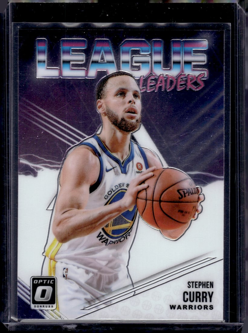 Stephen Curry League Leaders 2018-19 Donruss Optic #8 Golden State Warriors: Donruss Optic Basketeball NBA Sports & Trading Cards, SP, SSP, NBA Championship & Hall of Fame Player Cards, Valuable Auction Memorabilia Lots Sold On Line, Sports Cards for Sale Near Me