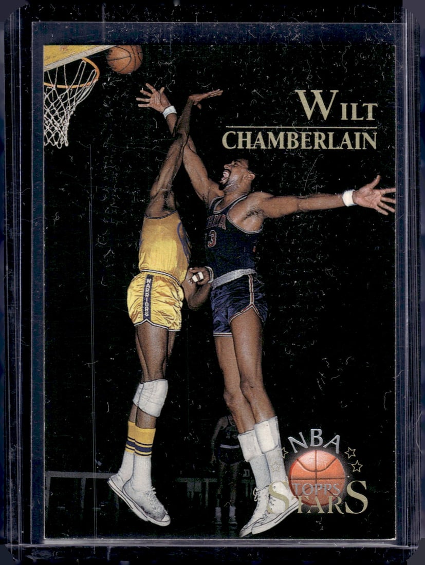 Wilt Chamberlain 1996-97 Topps Stars #109: Topps Basketball NBA Trading & Sports Cards, Sports Cards for Sale Near Me, Chrome, Refractor, SP, SSP, Valuable Auction Memorabilia Lots Sold On Line, NBA Championship & Hall of Fame Player Cards